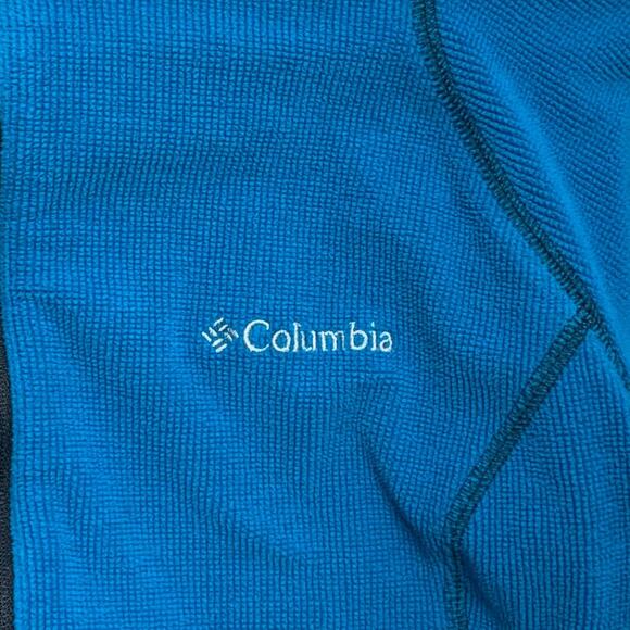 Columbia Omni-Wick 1/4 Zip Lightweight Fleece Pullover Women's Sz S Blue - Picture 4 of 6